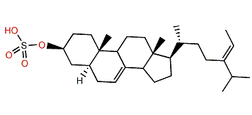 (24E)-24-Ethyl-5a-cholesta-7,24(28)-dien-3b-ol 3-sulfate
